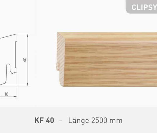 Leiste KF 40 Eiche Mandel